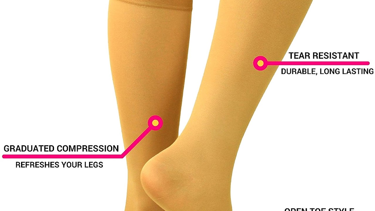 Open Toe Maternity Compression Stockings