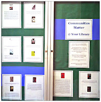 Commutities Matter Challenged/Banned Books Display