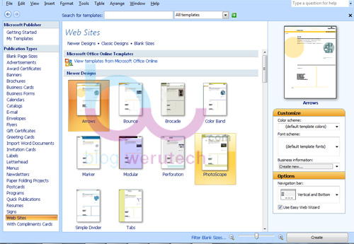 Desain Template Dengan Microsoft Publisher