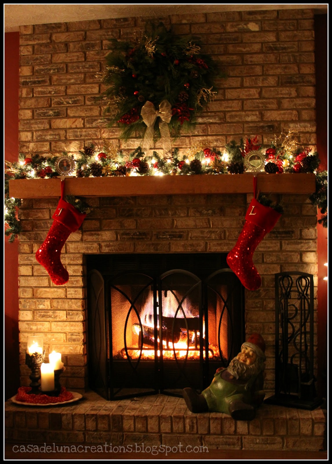 Christmas Mantel