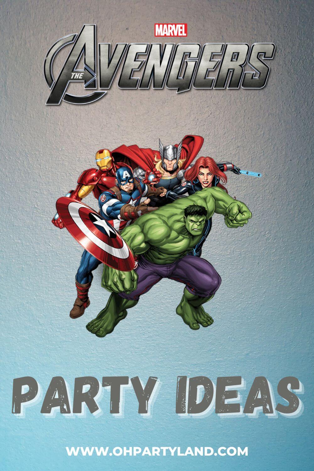 avengers party ideas