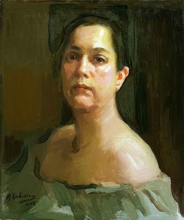 Pintor Alejandro Cabeza, Retrato de Andaluza, Pintor retratista, Pintores Valencianos, Pintores de Valencia, Pintor español, Pintura Valenciana, Retratista Valenciano, Retratista Español, Retratos de Alejandro Cabeza, Salomé Gaudalupe, Julio Abad Saiz, Museo de Bellas Artes de Valencia, Francisco Agramunt