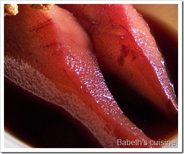 poires au vin de fruits 1