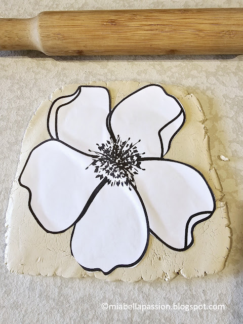 DIY Clay Flower Incense Holder