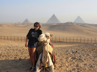 Egypt, Pyramid of Giza, Land of THE MUMMY and Pharoah, me and the camel