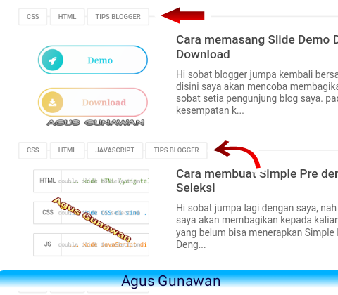 Cara Menghapus Label Di atas Postingan Homepage Template VioMagz