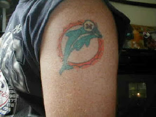 Miami Dolphins Tattoo Design Photo Gallery - Miami Dolphins Tattoo Ideas