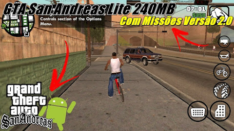 COMO BAIXAR E INSTALAR GTA SA LITE(240MB) COM TODAS AS MISSÕES E COM MODE CLÉO