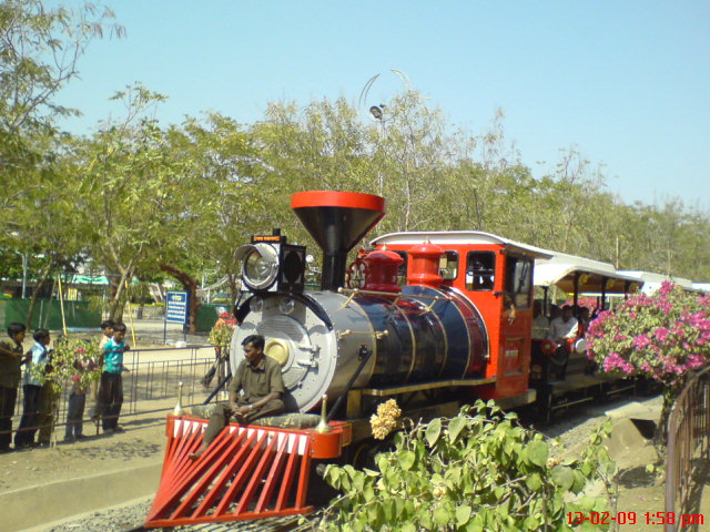 Toy train in Anand sagar