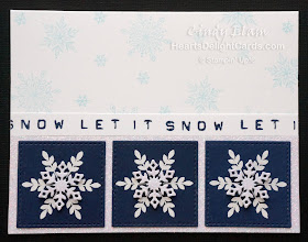 Heart's Delight Cards, Snow Is Glistening, Snowfall Thinlits, Let It Snow, Stampin' Up!