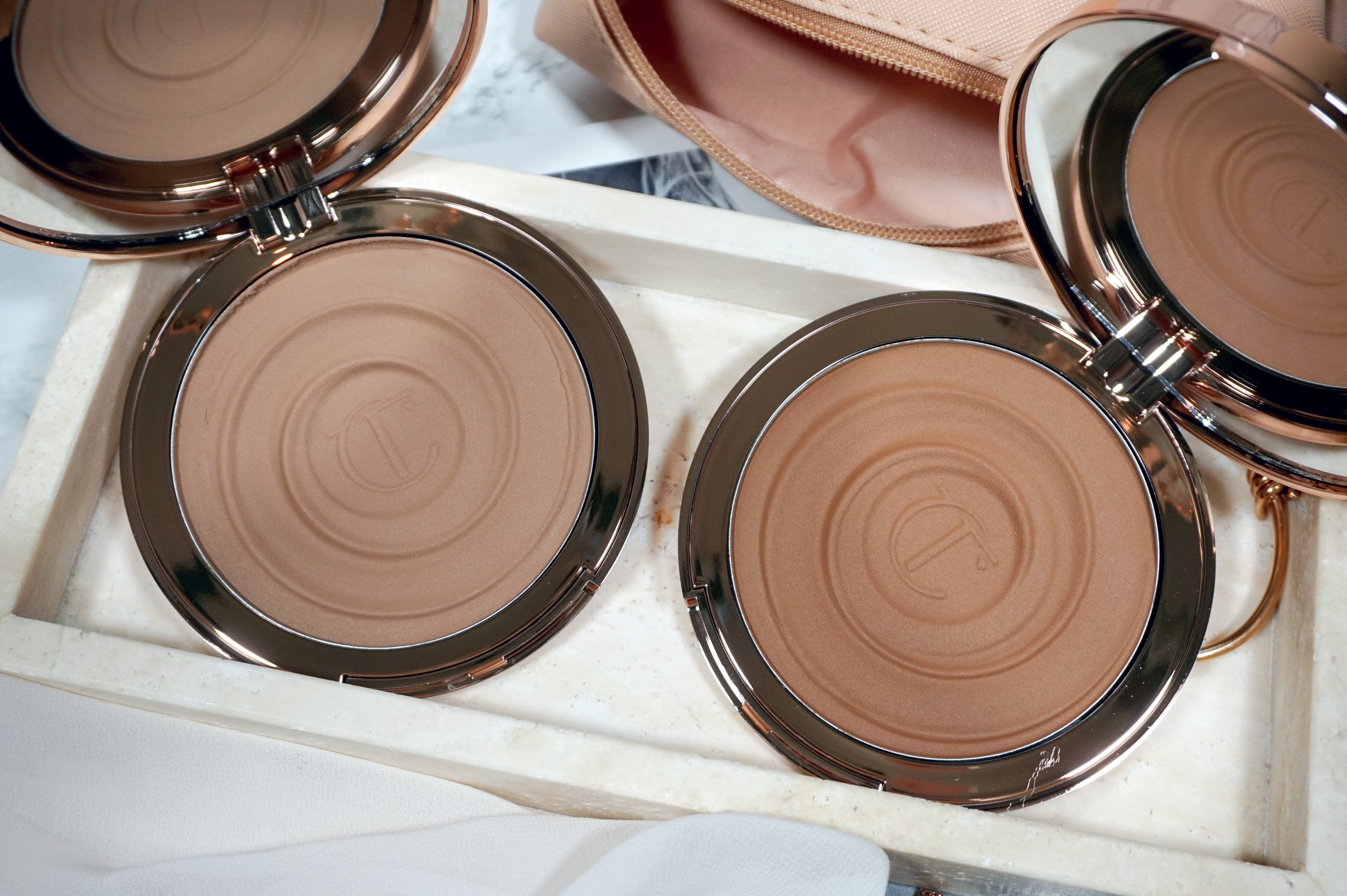 Charlotte Tilbury Beautiful Skin Sun-Kissed Glow Bronzer Review and Swatches