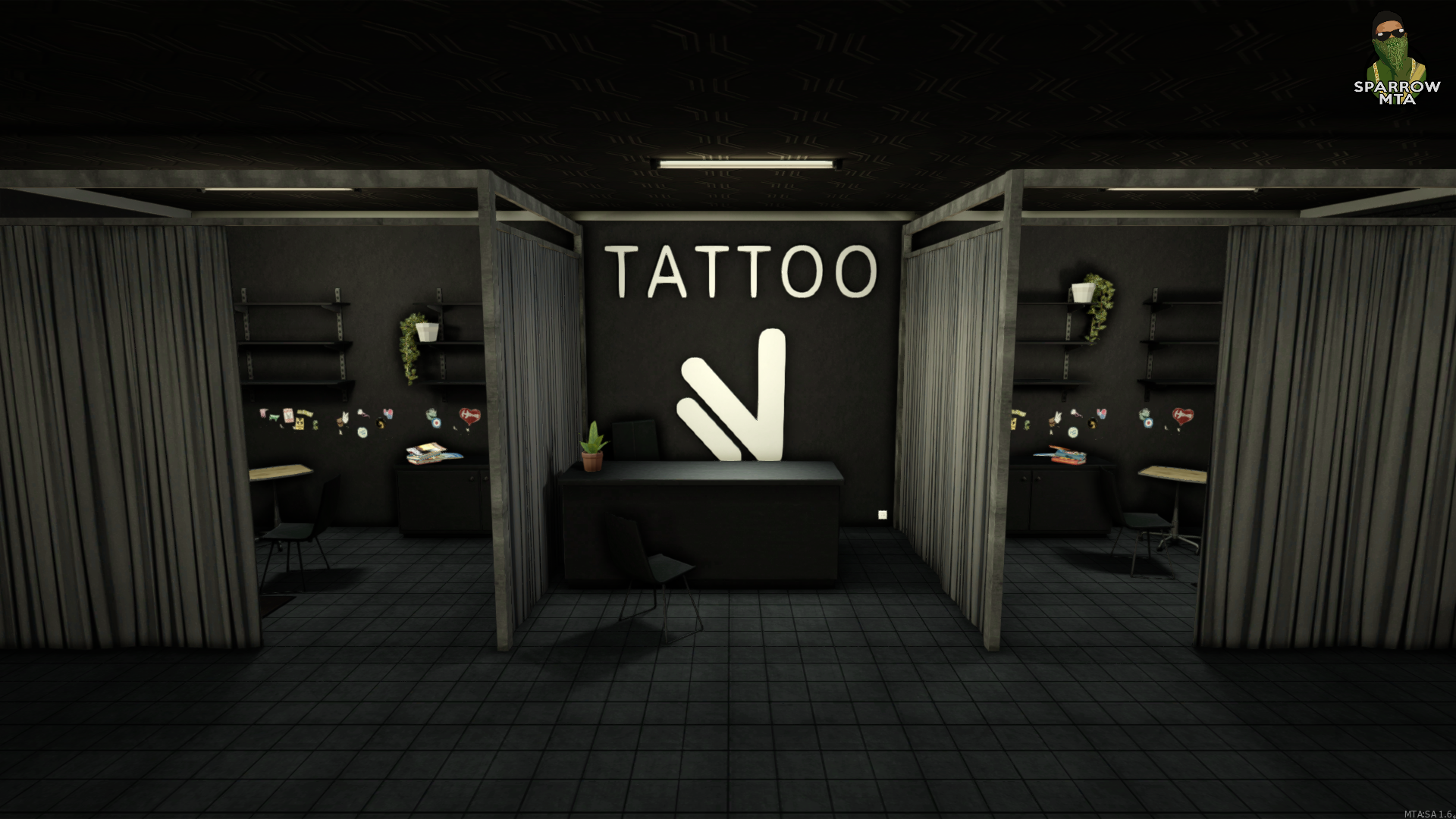 MTA:SA Tattoo Studio Interior Object Script