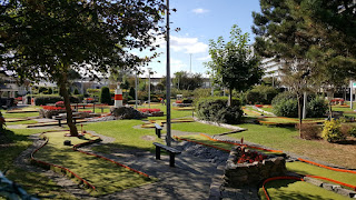 Crazy Golf course at Leopoldpark in Blankenberge