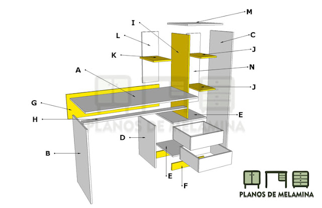 diseño muebles melamina manual para fabricar muebles melamina pdf