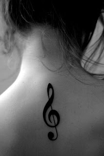 music tattoos, tattooing