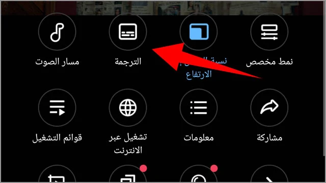 إضافة الترجمات إلى الفيديو باستخدام MX