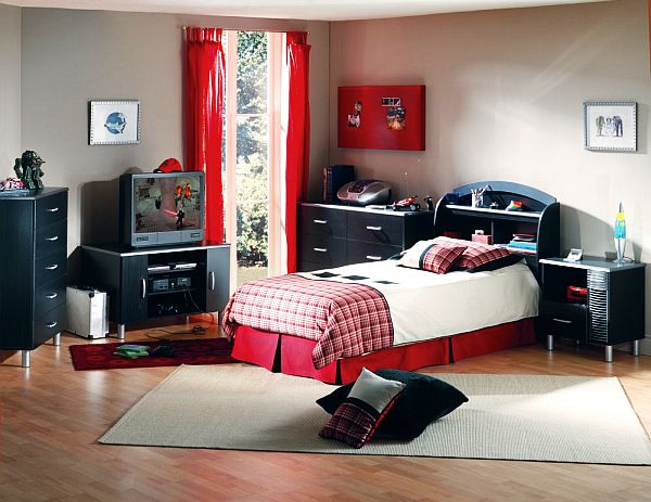 Red Boys Bedroom Ideas