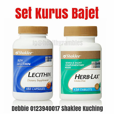 Set Kurus Bajet - Lecithin dan Herb-Lax