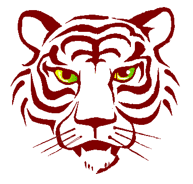 Denan oyi: Cartoon images of tigers