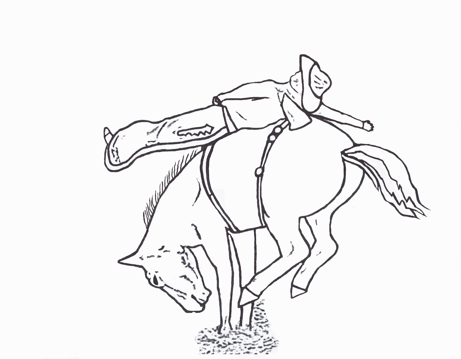 Download RODEO COLORING PAGES: July 2013