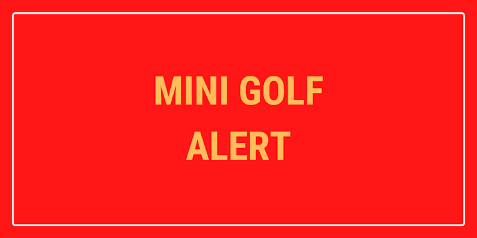 There are now Mini Golf courses at Airtastic Entertainment Centres in Craigavon and Cork