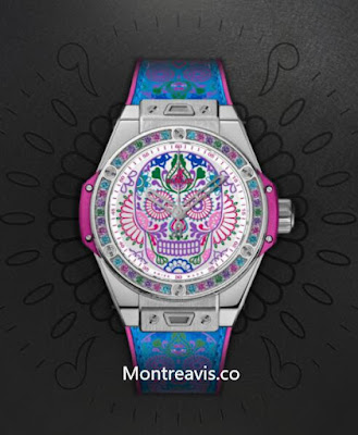 réplique de montre Hublot Big Bang One Click Calavera Catrina