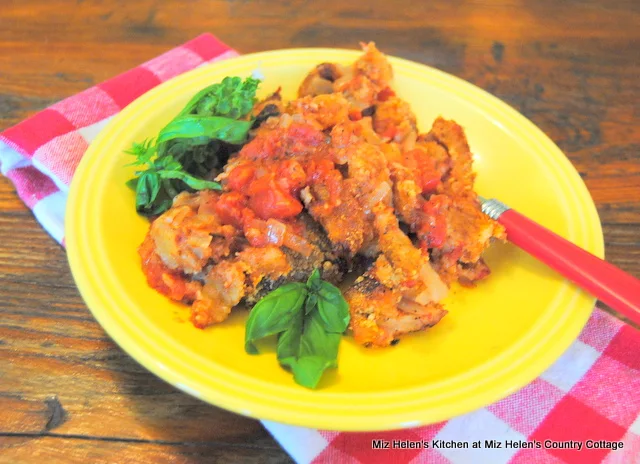 Italian Scalloped Tomatoes at Miz Helen's Country Cottage