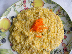 risotto alle carote e rosmarino