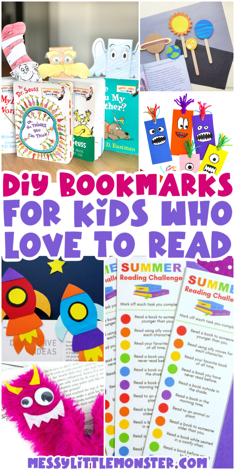 DIY bookmark ideas for kids
