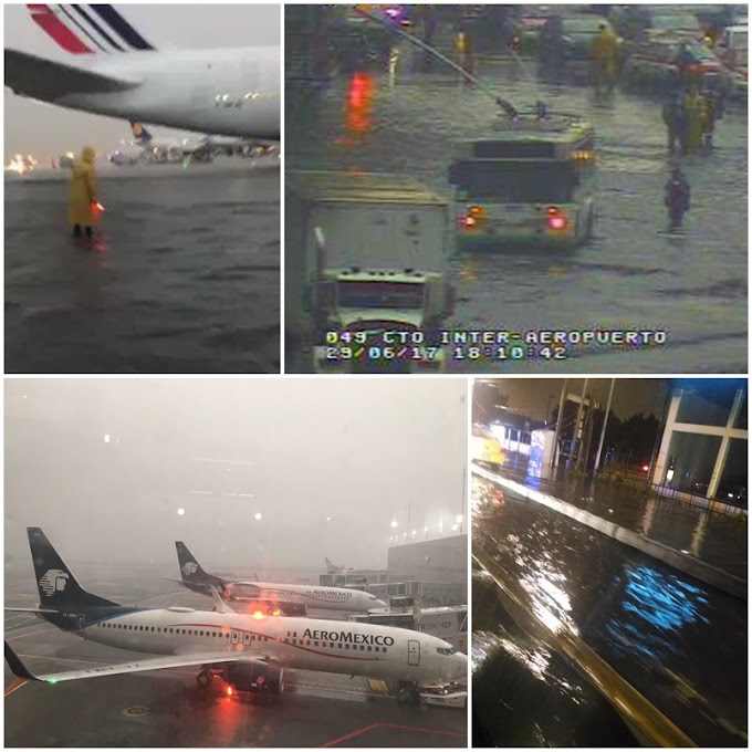 INUNDACIONES HACEN ESTRAGOS EN LA CIUDAD, AEROPUERTO CERRADO TEMPORALMENTE