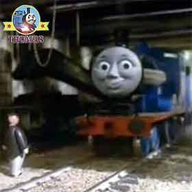 The Fat Controller tolled Edward the train Percy and Thomas the tank engine friends could run away
