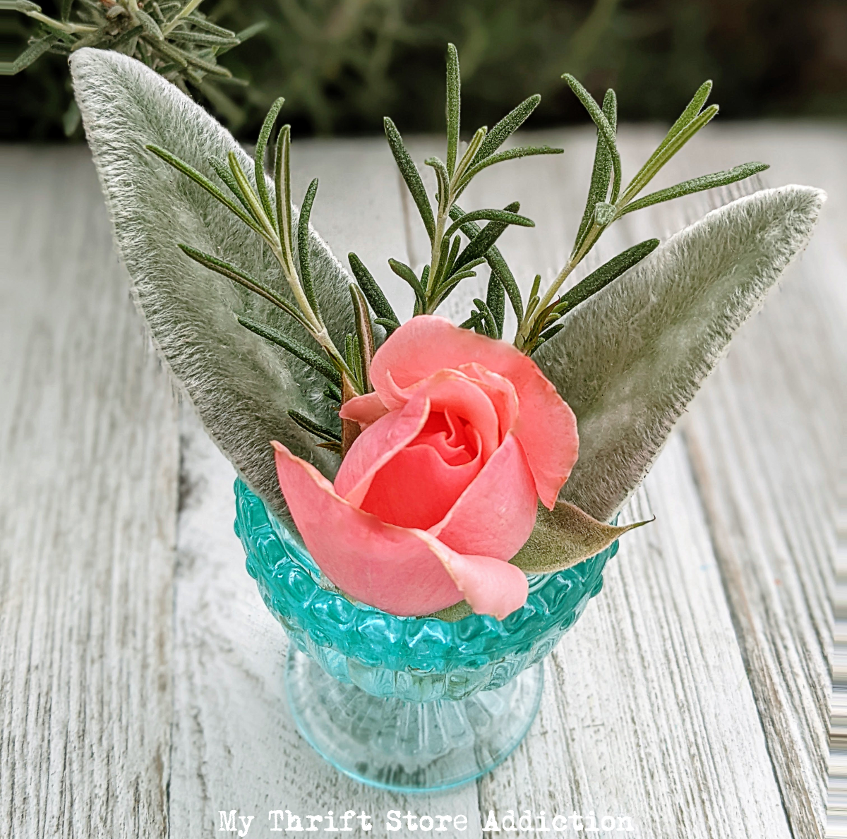 egg cup bouquets