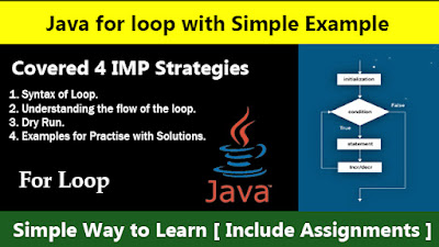 Java For Loop with Simple Example - Simple Way to Learn