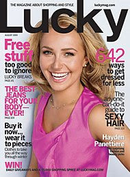 Hayden Panettiere is A Lucky Cover