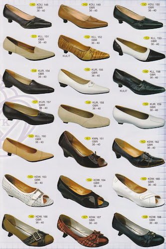 Daftar Harga Sepatu Pantofel Wanita berbagai Ukuran 2018 