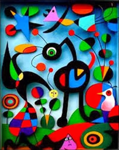 Miró o jardim