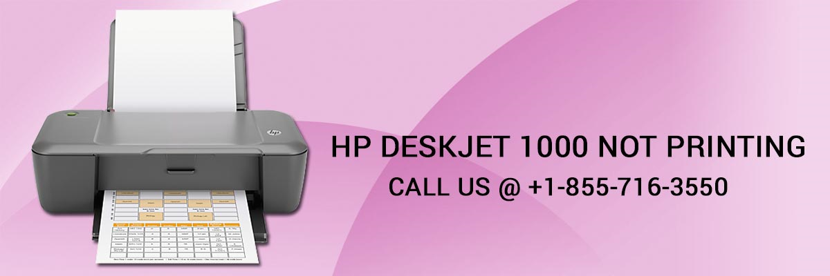 HP DeskJet 1000 not printing