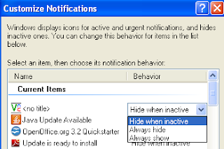 Hide Icon on Notification Area