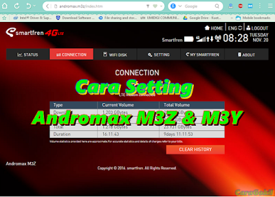 Cara mudah setting mifi Andromax M3z dan M3y