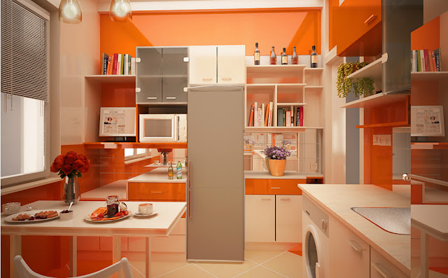 мебель для кухни оранжевый вкус из Софии