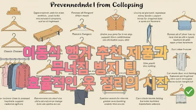 이동식 행거 추천 제품과 무너짐 방지 팁, 효율적인 옷 정리의 시작