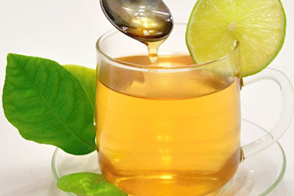 Lemon water  with honey for weight loss