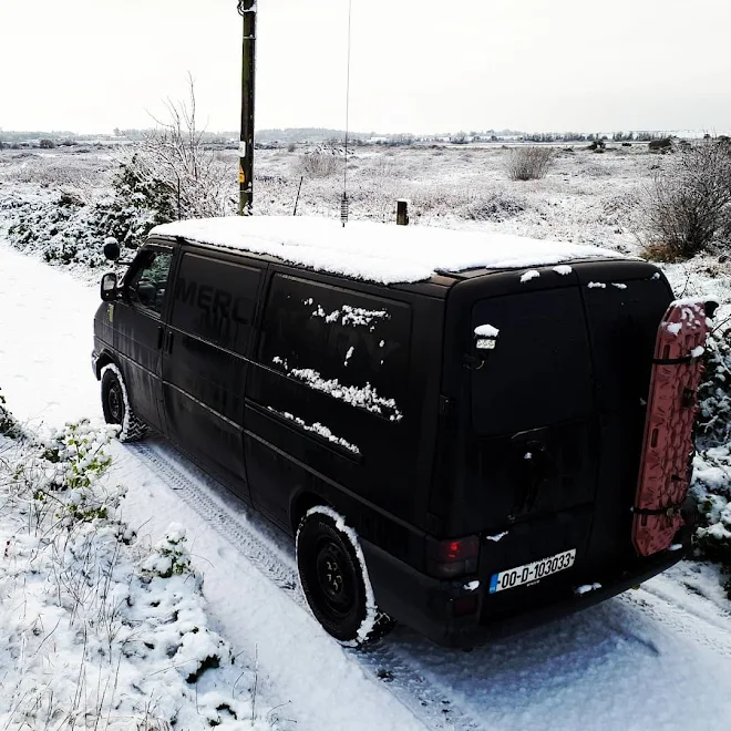 Mercenary VW T4 Tactical Van in The Snow
