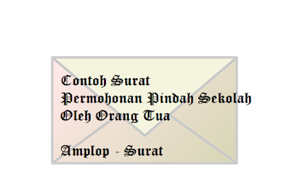 Download Contoh Surat Permohonan Pindah Sekolah Yang Baik dan Benar