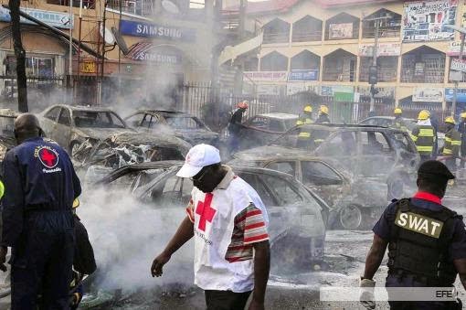 Mundo/Deja 21 muertos explosión en centro comercial de Nigeria