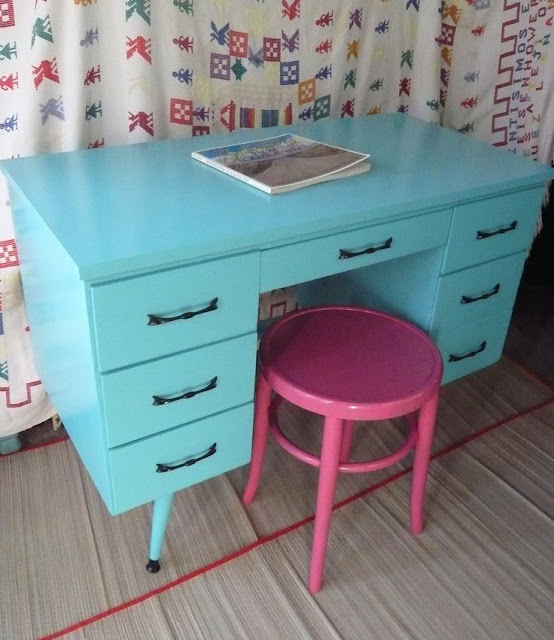 turquoise painted furniture ideas