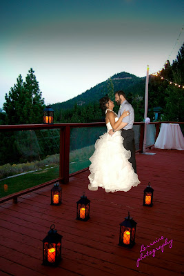 mountain candlelit wedding
