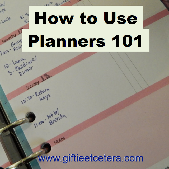 planner, planners, using a planner