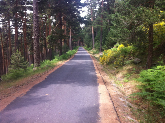 Ruta en bici de Madrid a Segovia por el Camino de Santiago, julio 2012