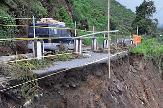 Jalur Wonosobo - Dieng Ditutup 1 Bulan